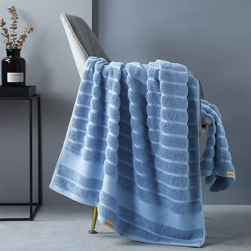 100 cotton bath towels set soft bath towels solid color hand towels washcloths highly absorbent bathroom towels for adults free global shipping