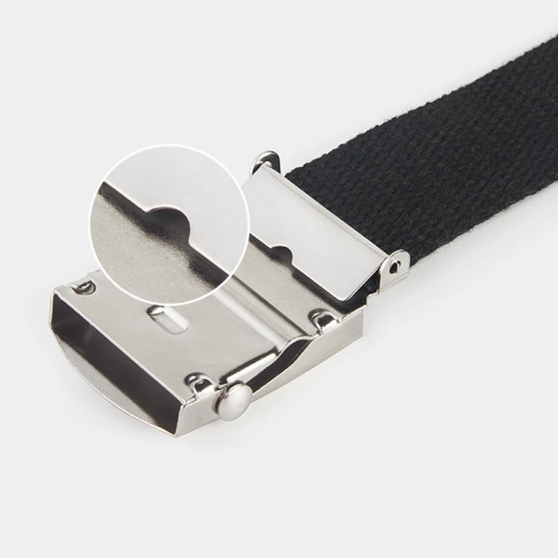 Регулируемый тканевый ремень с металлической пряжкой для маленьких мальчиков и