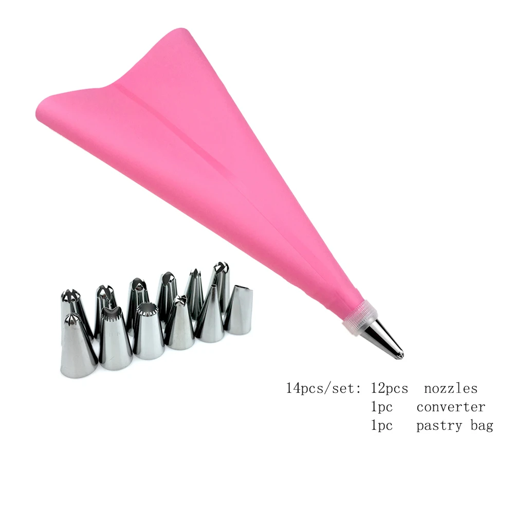 Силиконовые формы насадки для кондитерского мешка|Наборы кондитерских насадок| |