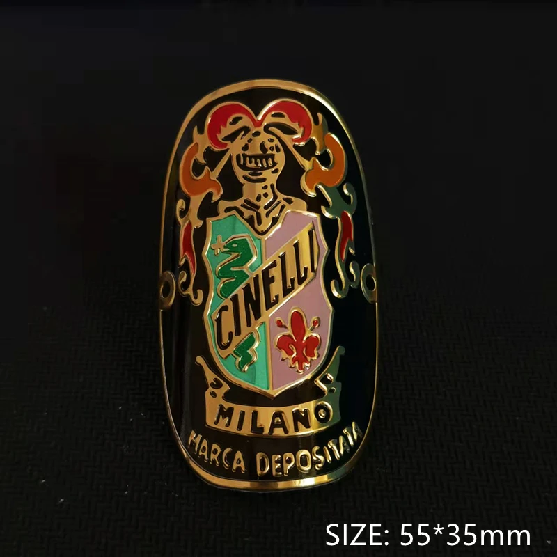 Значок на головку велосипеда Алюминиевые наклейки для горного BMX складные