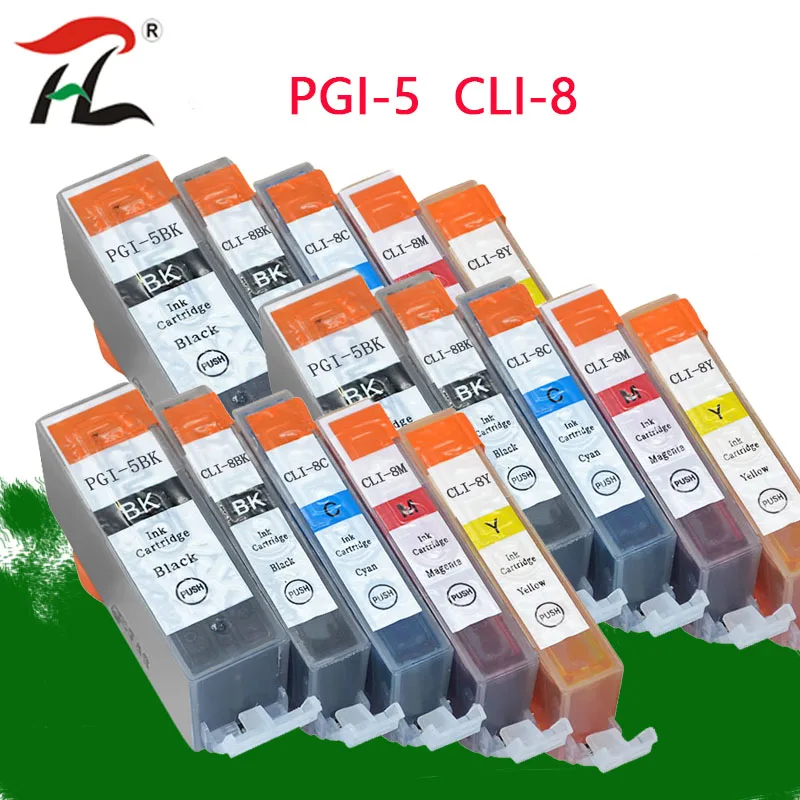 Совместимый картридж для замены принтера Canon PGI5 CLI8 PGI 5 PIXMA IP 4200 4300 4500 5200 5300