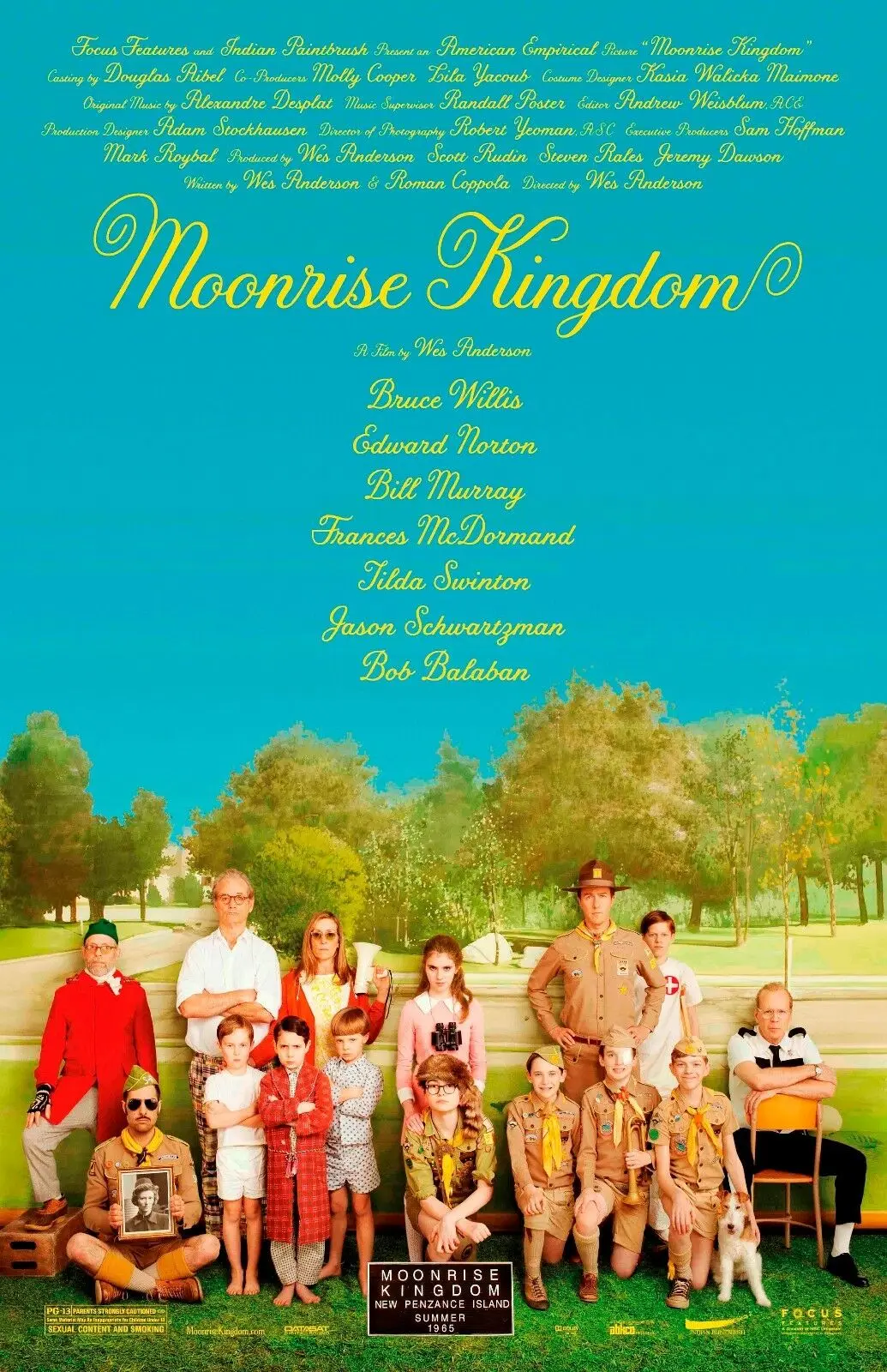 

Художественный Шелковый плакат Moonrise Kingdom с принтом 24x36 дюймов