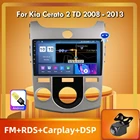 Автомагнитола PEERCE для Kia Cerato 2 TD 2008-2013, мультимедийный видеоплеер, навигатор GPS, Android 10, 2din, 2 din, dvd
