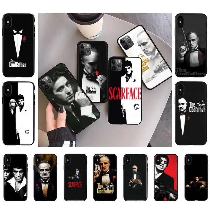 

TOPLBPCS Scarface 1983 film Al Pacino movie Phone Case for iPhone 11 12 13 mini pro XS MAX 8 7 6 6S Plus X 5S SE 2020 XR case