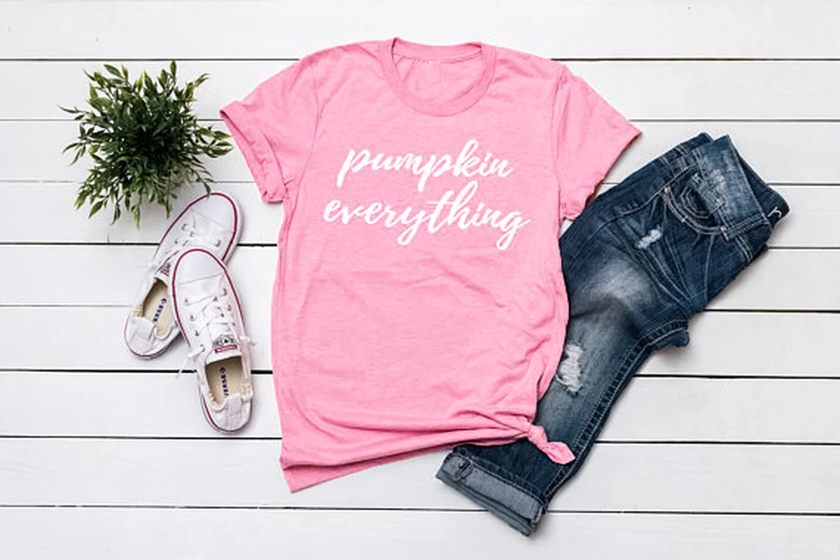 

Pumpkin Everything Fall Women T-shirt Fashion Funny Shirt Halloween Slogan Grunge Streetwear Goth Party Gift Tops Shirt