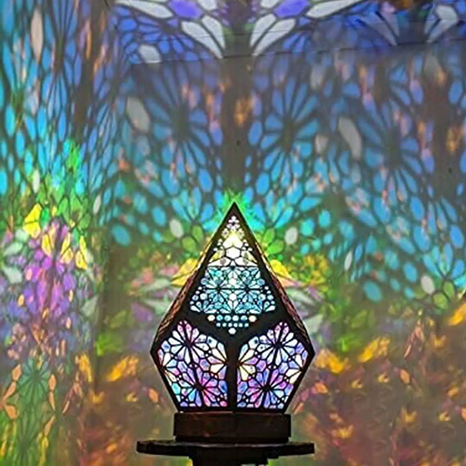 

Polar Star Large Floor Lamp Bohemian Floor Decorative Lamp LED Colorful Diamond Lights Colorful 3D Projection Night lamp