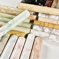 home sticky paper decals pvc imitation marble self adhesive wallpaper kitchen cabinets bathroom floor countertop renovation