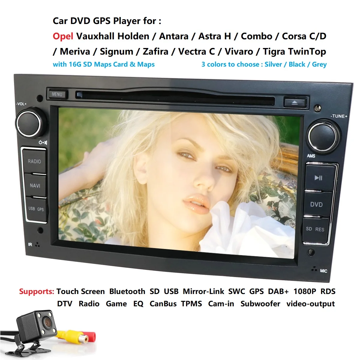 2Din " автомобильный dvd-плеер для OPEL VAUXHALL HOLDEN/Antara/Astra H/Combo/Corsa C/Corsa D/Meriva/Signum/Tigra TwinTop/Vectra C/Zafira