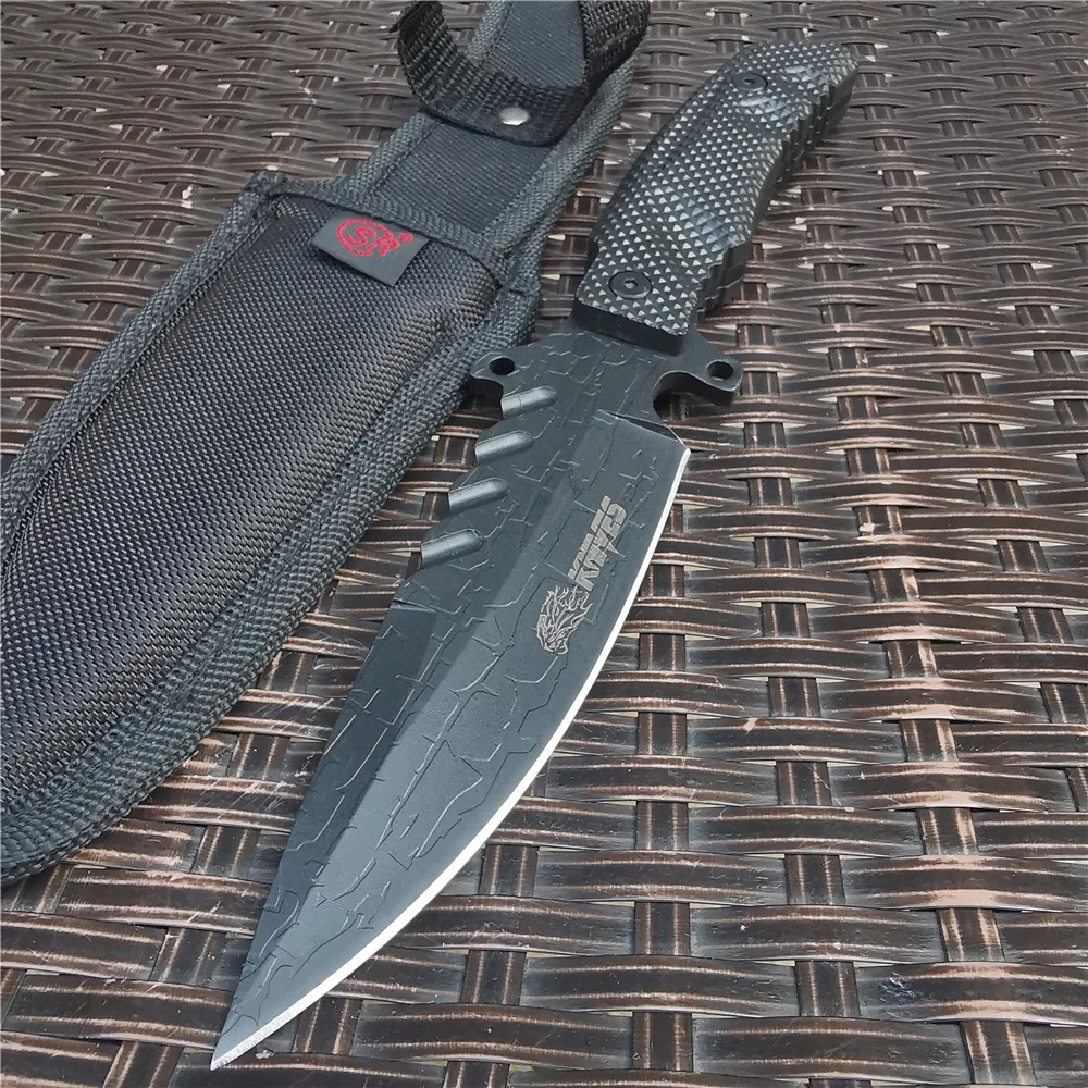 8CR15MOV защитный рыболовный нож с фиксированным клинком охотничий прямой острые