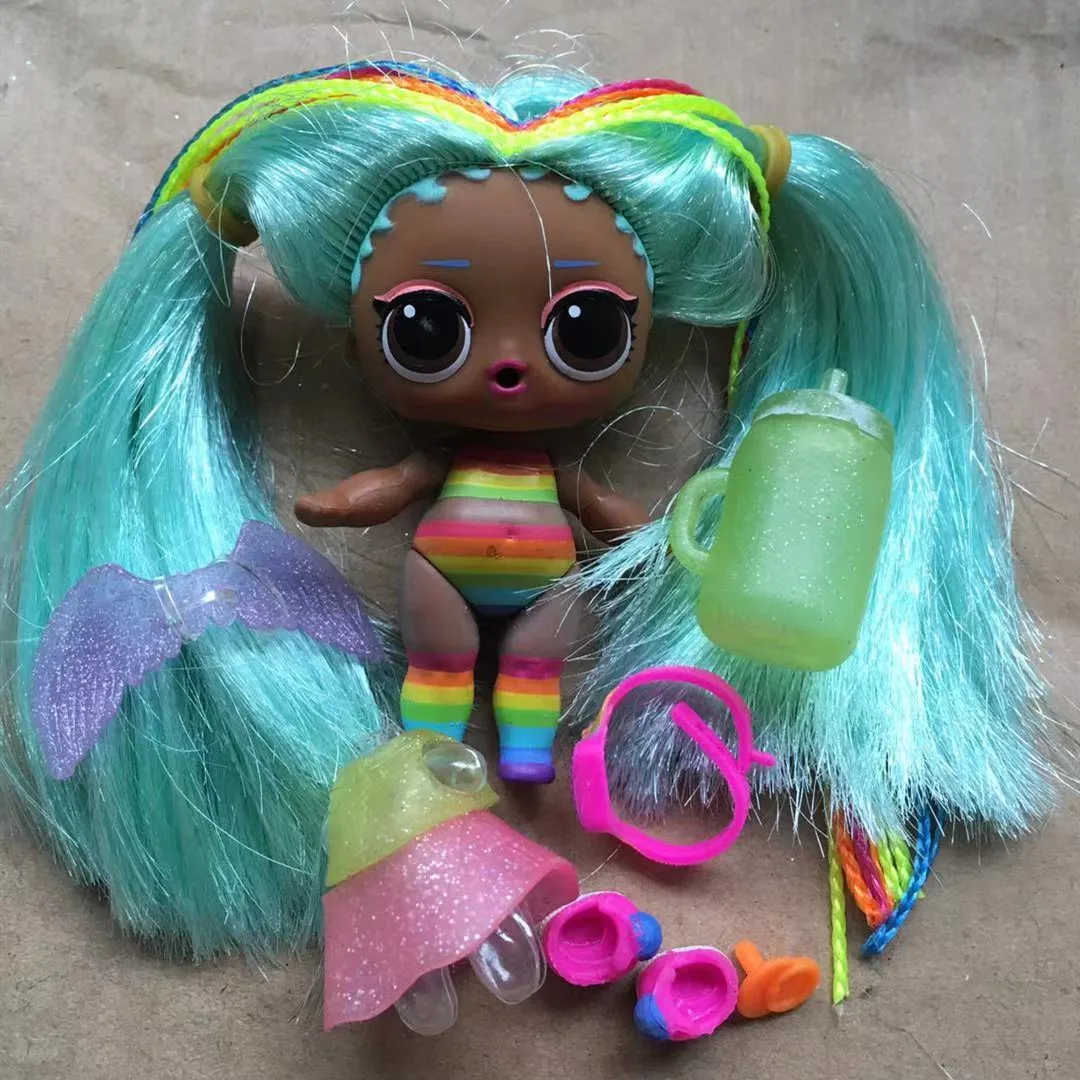 Мини-кукла игрушки фигурки кукла одежда обувь бутылки с молоком очки повязка на