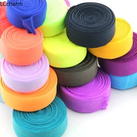 wholesale elastic stretch flat bias binding tape cord clothing sewing braided rope 2cm