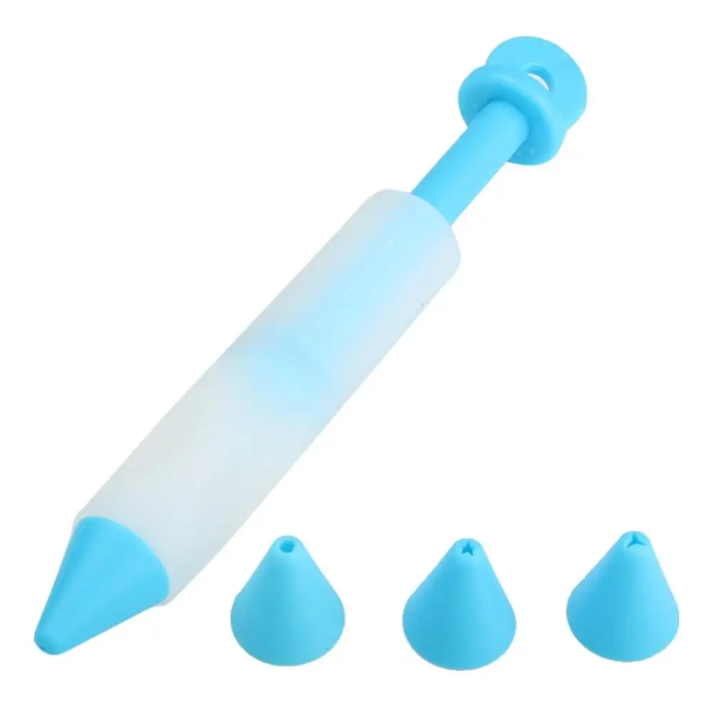 Пищевая силиконовая ручка для письма украшения торта шоколада пистолет крема