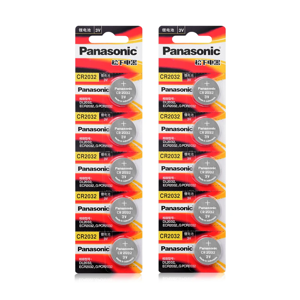 Акция PANASONIC 2020 10 шт. 3 в CR2032 CR 2032 батарейки ячейки часы калькулятор компьютер