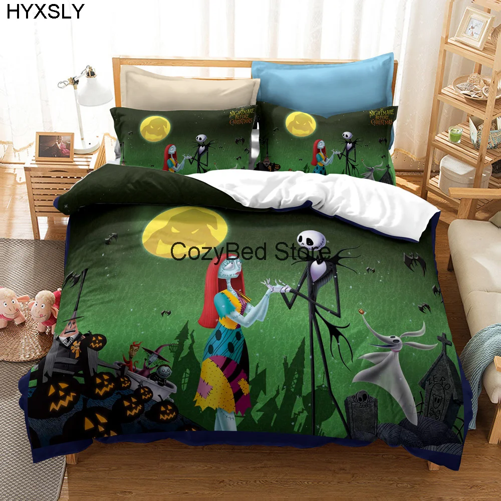 Комплект постельного белья Кошмар перед Рождеством для спальни мягкие покрывала