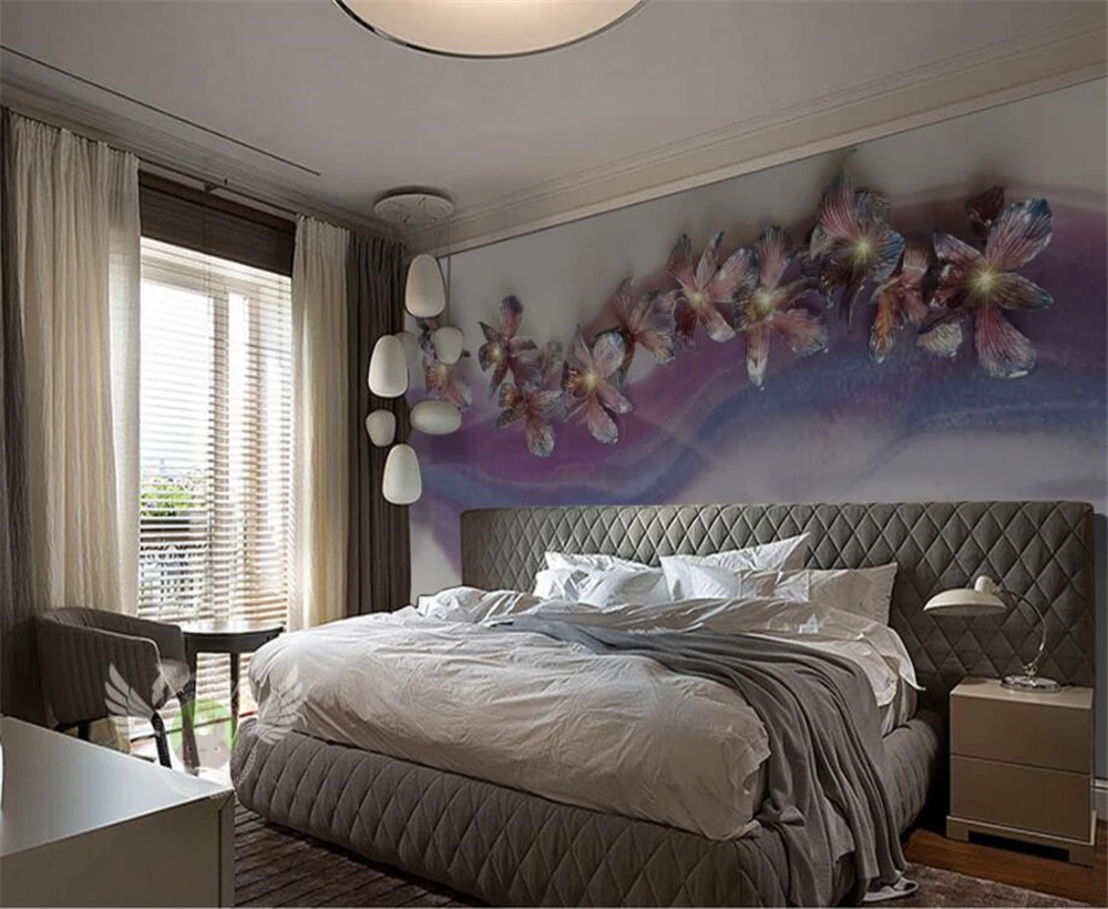 

beibehang Large Custom Wallpapers New Chinese Style Abstract Landscape Jewelry Decorative Background Wall