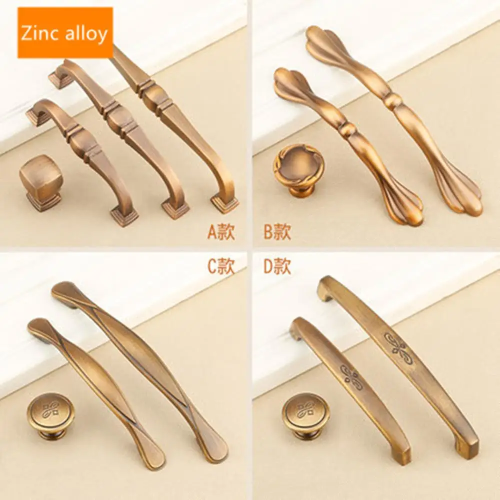 Европейские антикварные ящик ручка двери китайская в винтажном стиле с