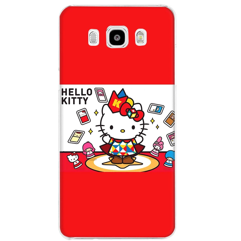 Чехол для телефона для samsung Galaxy M10 M20 M30 M40 S6 S7 край S8 S9 S10 S10e Plus Note 8 9 S3 S4 S5 твердый переплет рисунок «Hello Kitty» - Цвет: H12