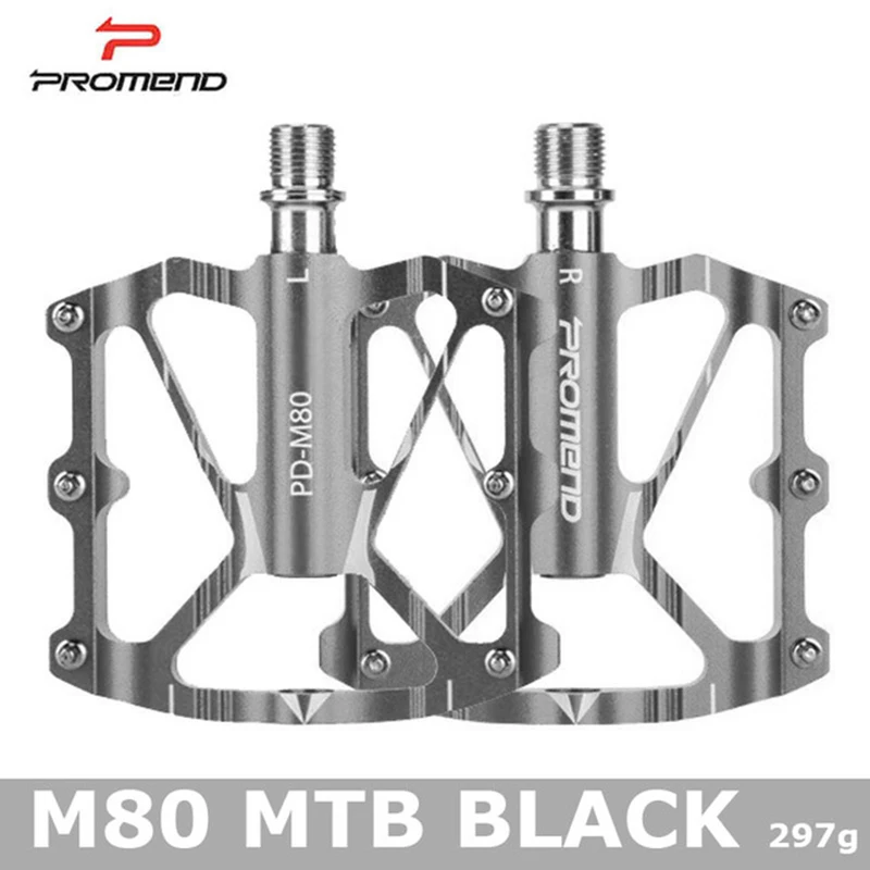 

PROMEND-Aluminum mountain bike pedal non-slip ultra-light CNC 12 pin 3 bearing big foot Pedale Vtt mountain bike accessories