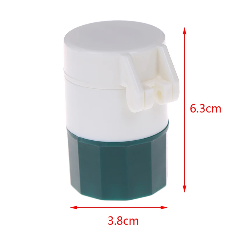 

4 in 1 Portable 4Layer Powder Tablet Grinder Powder Pill Cutter Medicine Splitter Box Storage Crusher Drug Storage Organizer Box