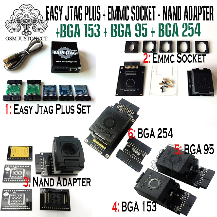 2022 оригинальный новый телефон легкий Jtag Plus box + Emmc Sockert Nand адаптер Ufs Bga 254 BGA 153 95 E MATE X