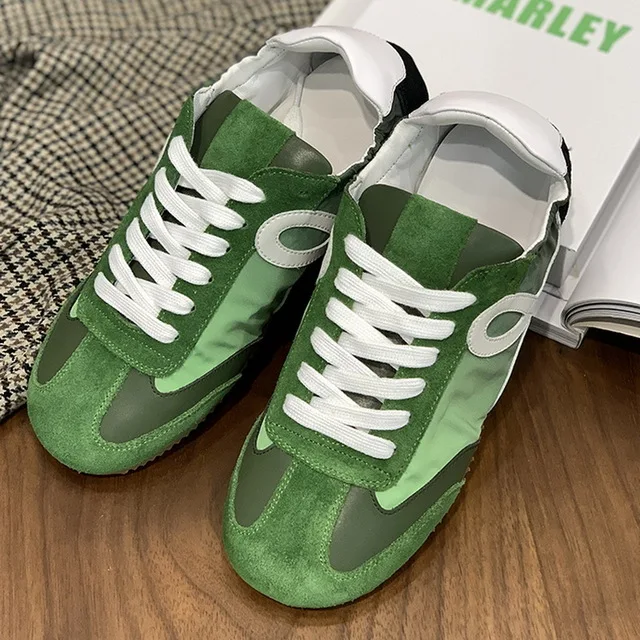 

Retro casual breathable sports couple shoes 2021 new color matching soft bottom all-match lace-up sneakers