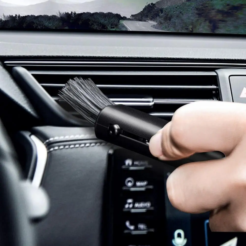 

Двухсторонняя щетка для чистки вентиляционного отверстия кондиционера, прочный очиститель затвора, детали для удаления пыли, автомобильны...