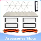 Основной щетки HEPA фильтр Швабра шлифовальный суконный Диск щетка сменная Крышка для Roborock S50 S55 S5 E2 E20 C10 Mi Запчасти для робота-пылесоса