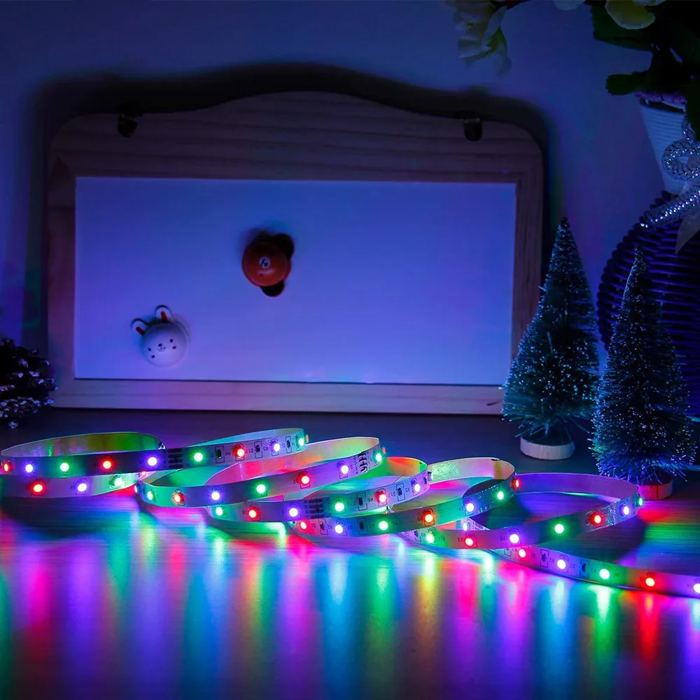 5 м/16 4 футов SMD 2835 RGB 300 светодиодный набор для изменения цвета с гибкой полосой