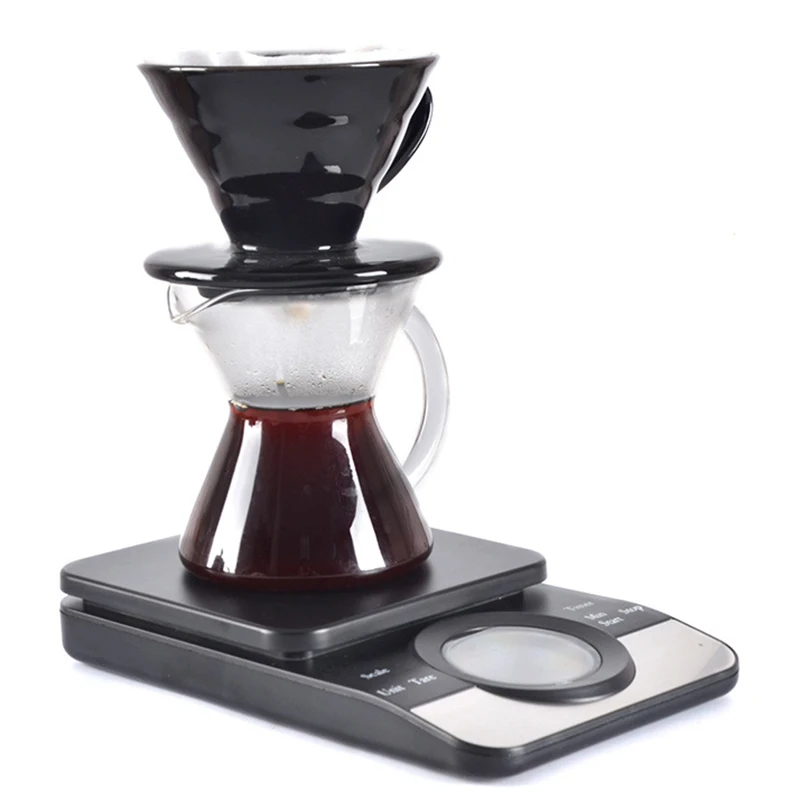 

Hand-Made Coffee Electronic Scales Chronograph Scale Countdown Baked Food Scale Precision 0.1G Bar Counter Scale