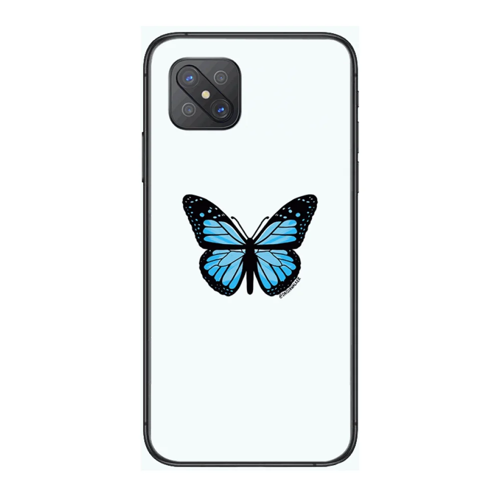 

Personality Butterfly Fashion Phone Case cover For OPPO A91 9 83 79 92s 5 F9 A7X Reno2 Realme6pro 5 black tpu cell cover