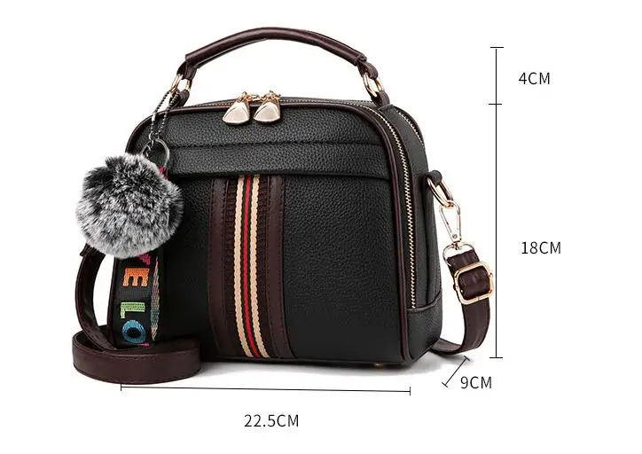 Новая волнистая Женская Корейская версия свежих пакетов модный кросс боди через