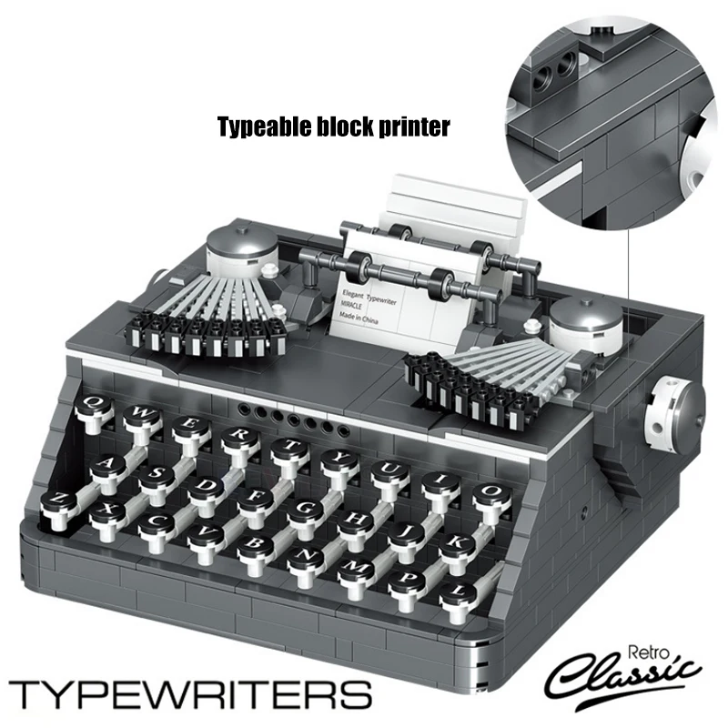1136 шт. Винтажная коллекция механик пишущая машинка клавиатура в сборе модель