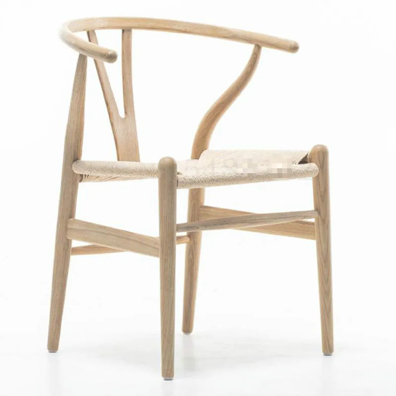 

Y chair Nordic style victorian chair leisure backrest armrest solid wood dining chaise study negotiation balcony chairs