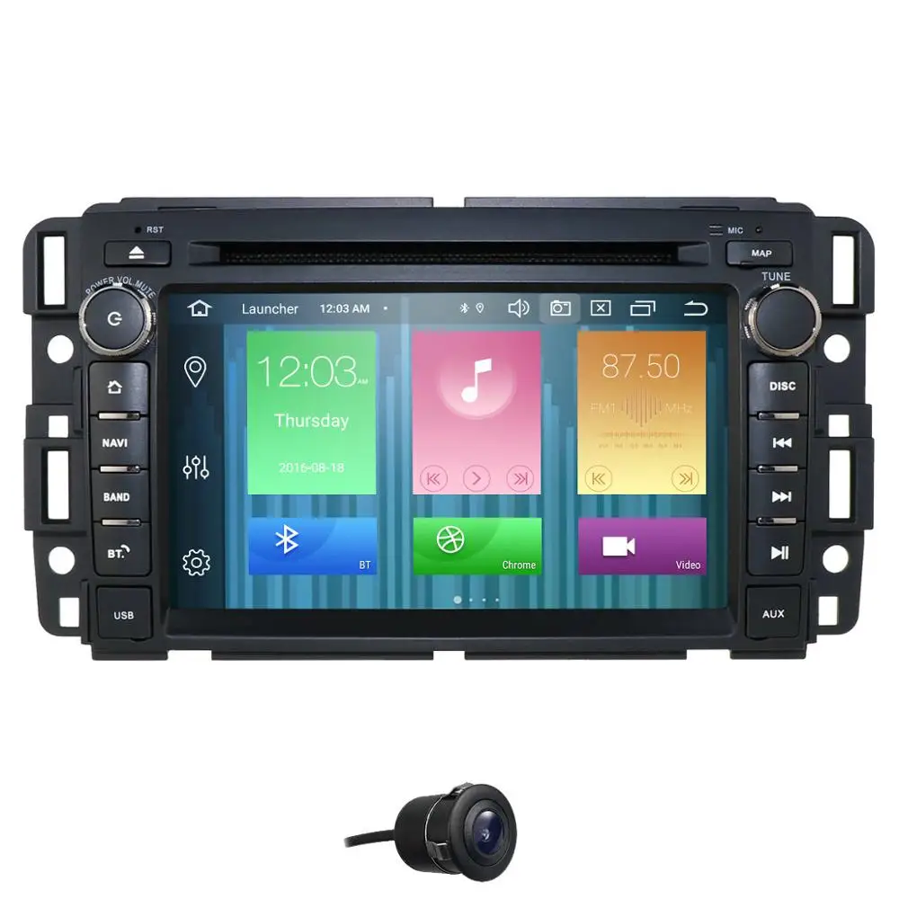 Camera5 Android 9,0 автомобильный dvd-плеер радио для GMC Chevrolet Chevy Yukon Tahoe Sierra Acadia Suburban DSP ips PX5 4G ram 64G rom USB wifi - Цвет: Camera5