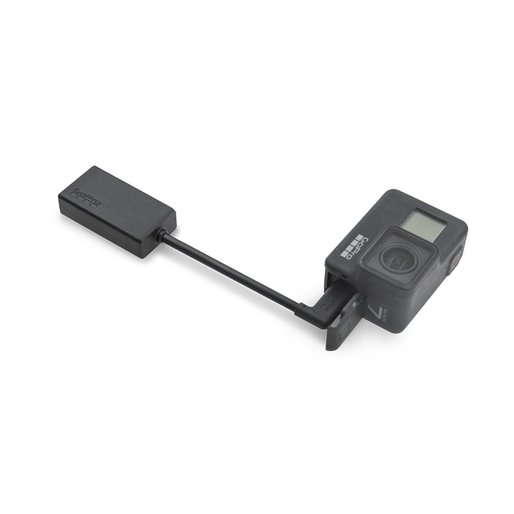 Оригинальный Pro адаптер с микрофоном 3 5 мм для Gopro Hero Black 8 7 6 Кабель AAMIC
