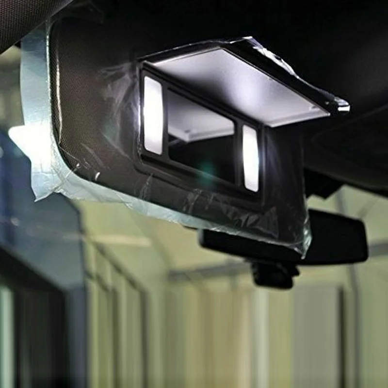 Сверхъяркая ксеноновая Белая светодиодная лампа 5050 3-SMD 6641 6614F 6 шт. солнцезащитный
