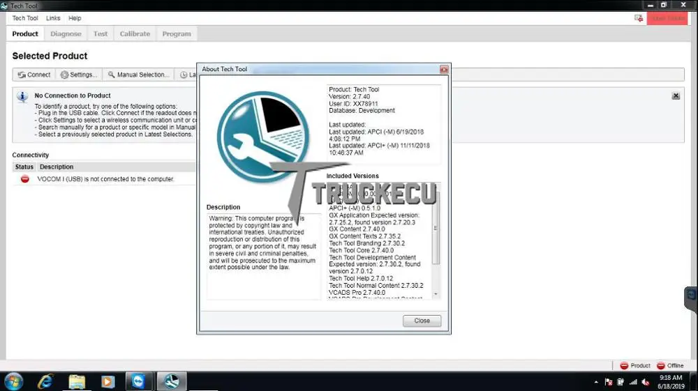 vocom 2.7.4 PTT V2.7 volvovocom 88890300 строительный грузовик экскаватор погрузчик диагностический комплект для volvo euro6 fh fm серия Диагностика - Название цвета: vocom 2.7.4