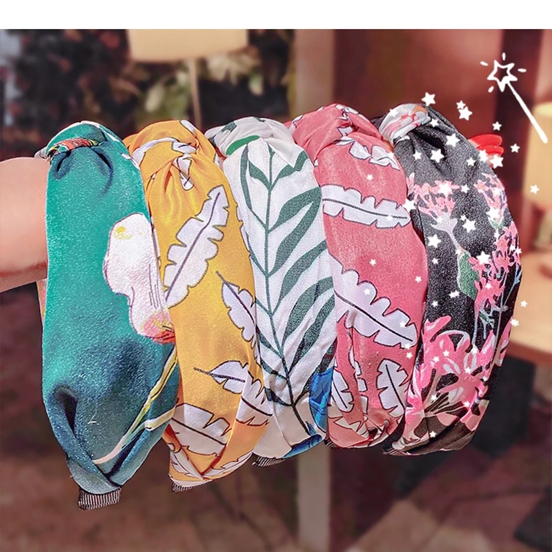 

Woman Fashion 2021 New Hair Accessories Big Wide Women's Head Jewelry Headband The Dress Up Wash Face lastic Hairbands for Girls