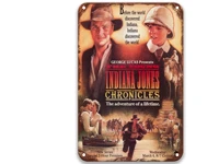 the young indiana jones chronicles 1992 1993old furn metal tin signs movies farm house home decor for kitchen wall decor