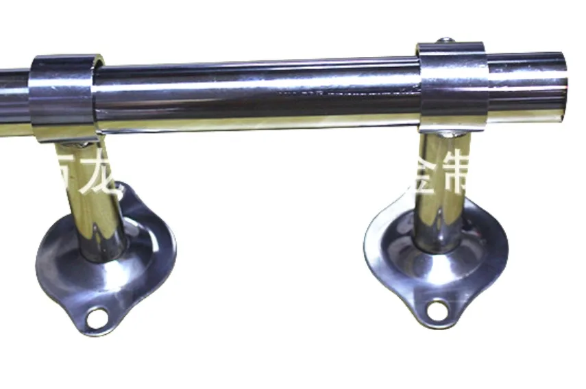 

2pcs L:400MM hole:32mm Stainless steel clothes drying welding hanging seat clothes drying rod balcony ceiling seat