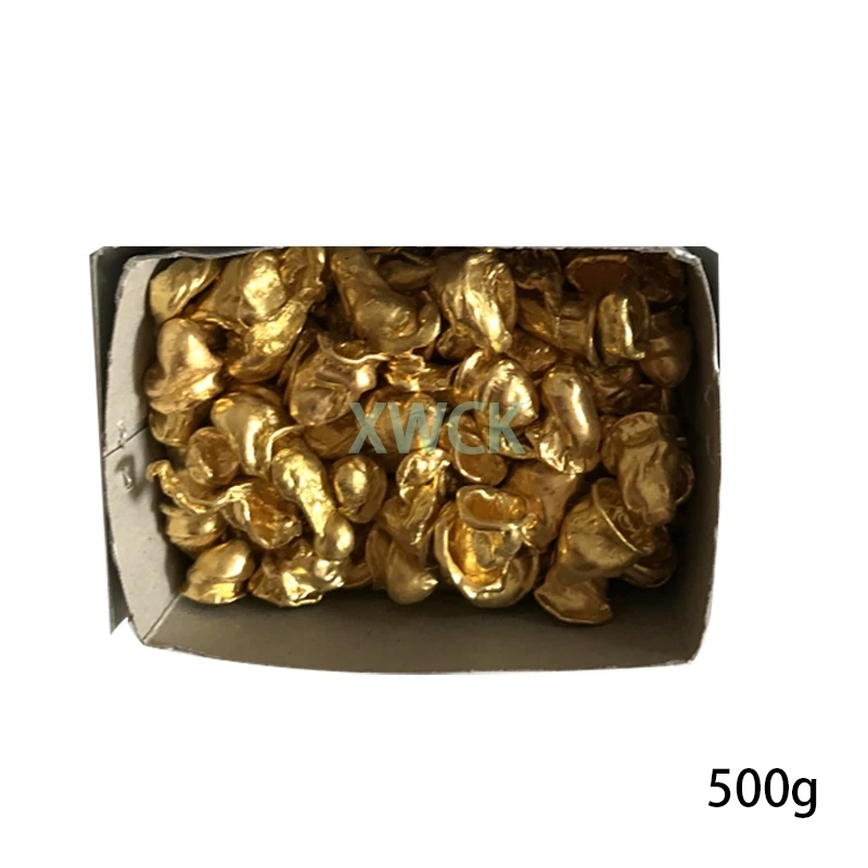 500 г стоматологический желтый металлический сплав для литья Полностью литая