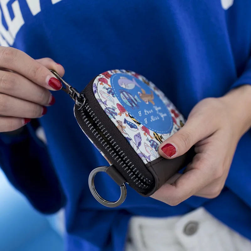 Маленький женский кошелек короткий милый клатч для девушек Миниатюрный