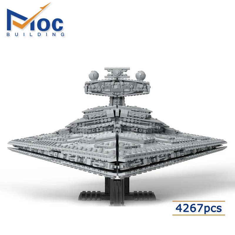 

Assembler Star Destroyer Ship Mode Children's Building Blocks Birthday Present Moc Building Blocks Star Series Wars Destroyer