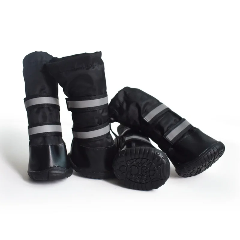 

Dog Waterproof Shoes Boots Spring Lining Nonslip Rubber Sole High Boots For Medium And Large Dogs