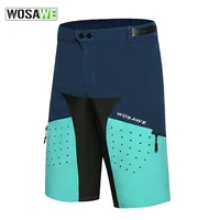 wosawe men short mtb shorts summer loose breathable cycling bike shorts running riding bicycle motorcycle downhill sport shorts
