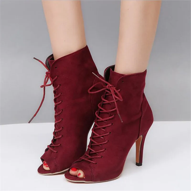 

New Summer Women Sexy Wedge Canvas Peep Toe Shoes High Heels Beach Ladies Boots Fashion Platform Rome Plus Size