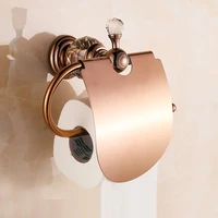 bathroom paper holders crystal solid brass paper roll holder toilet paper holder tissue holder bathroom accessories goldchrome