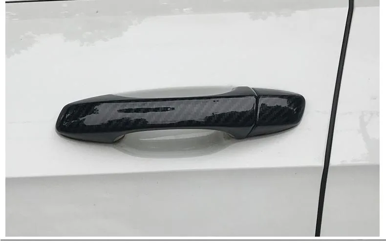 Для Seat ibiza 2018 2019 2020 углеродное волокно хромированная Автомобильная боковая