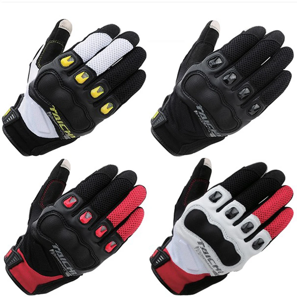 

Motocross MTB ATV Bike Riding Men's RST 412 Mesh Carbon Summer Short Gloves Motorcycle Racing Gloves