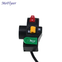 moflyeer 78 dc 12v headlightsturn signal lightshorn 3 in 1 universal auto on off switch motorcycle scooter handlebar switch
